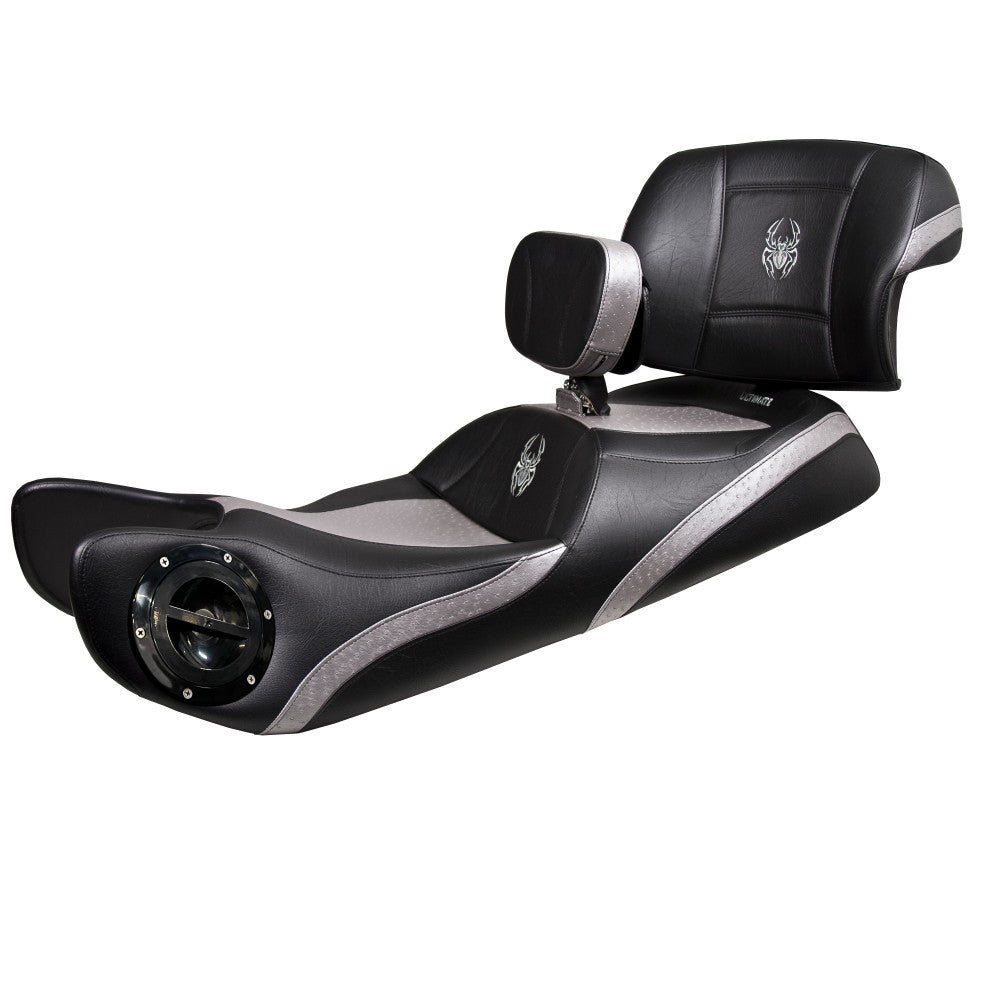 Siège double Noir avec trim imitation Autruche de couleur inclus Dossier chauffeur et Passager pour votre RT 2010 - 2019  de Ultimate Seat
