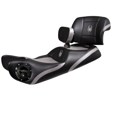 Siège double Noir avec trim imitation Autruche de couleur inclus Dossier chauffeur et Passager pour votre RT 2010 - 2019  de Ultimate Seat