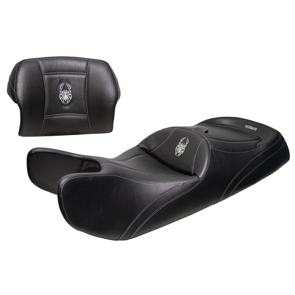 Midrider Black Double Base Seat with Passenger Backrest for your RT 2010 - 2019 from Ultimate Seat