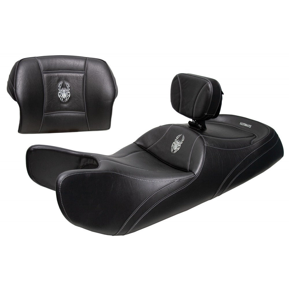 Siège de base double Midrider Noir avec Dossier chauffeur et Passager pour votre RT 2010 - 2019  de Ultimate Seat