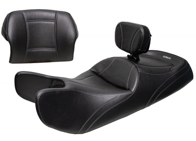 Midrider Black Double Base Seat with Driver and Passenger Backrest for your RT 2010 - 2019 from Ultimate Seat