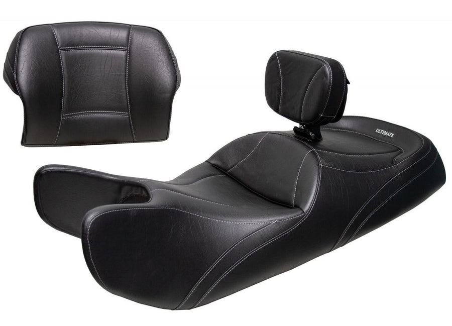 Siège de base double Midrider Noir avec Dossier chauffeur et Passager pour votre RT 2010 - 2019  de Ultimate Seat