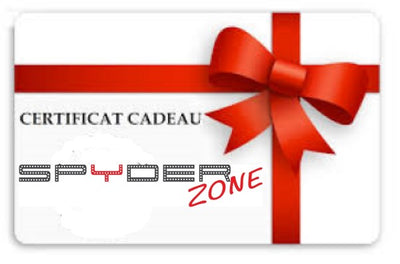 Certificat Cadeau de Spyderzone