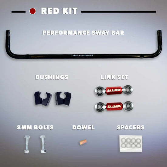 Barre Stabilisatrice 15.9mm de BajaRon RS-ST 2013+ F3 2015+ link rouge