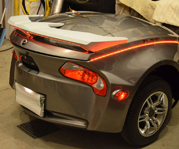 Rear spoiler for BRP 622 trailer