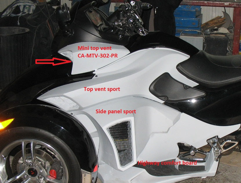 RS-GS Mini additional air intake