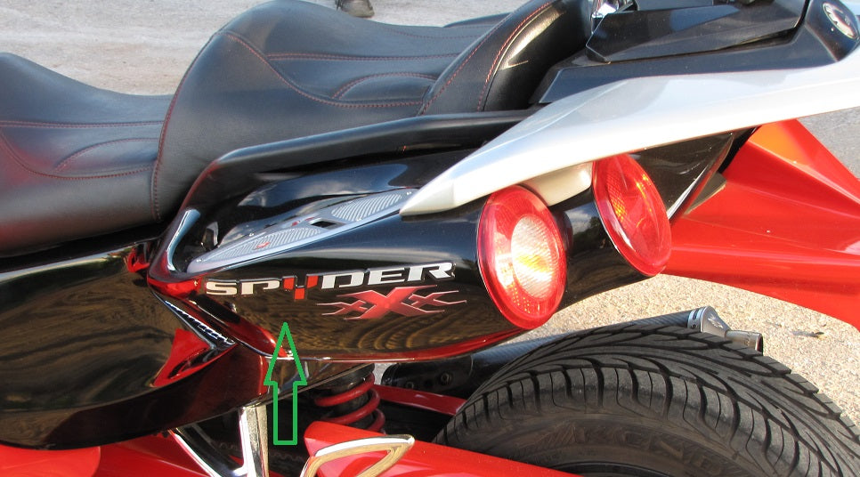 RS-GS and ST Large rear panel with speaker opening and lights