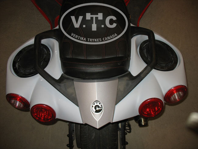 RS-GS and ST Large rear panel with speaker opening and lights