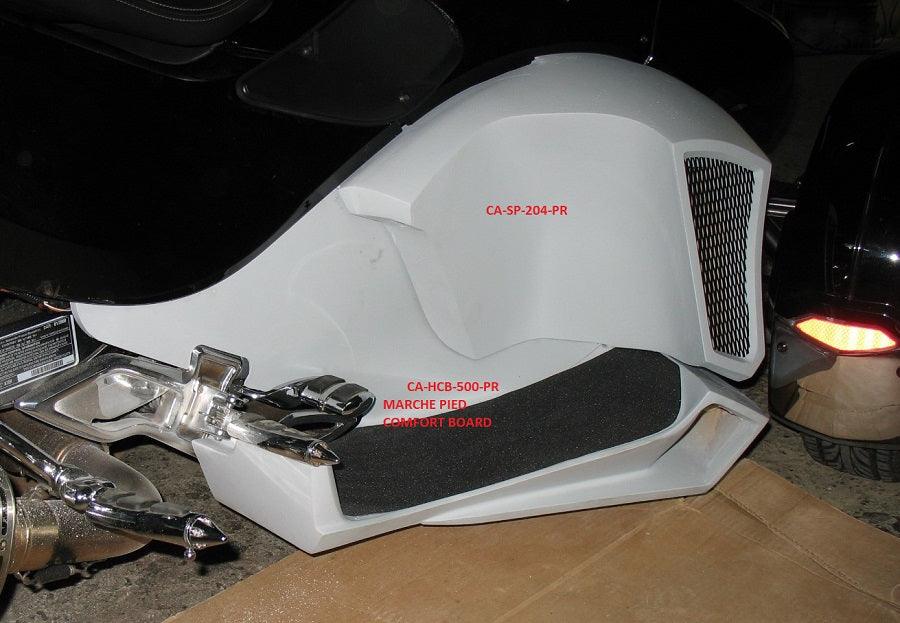 RS -GS Side panel to direct air away from our feet