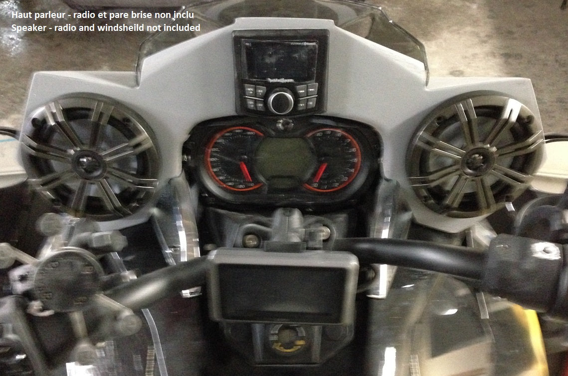 F3-F3S Fiberglass structure for mounting an Audio Pack