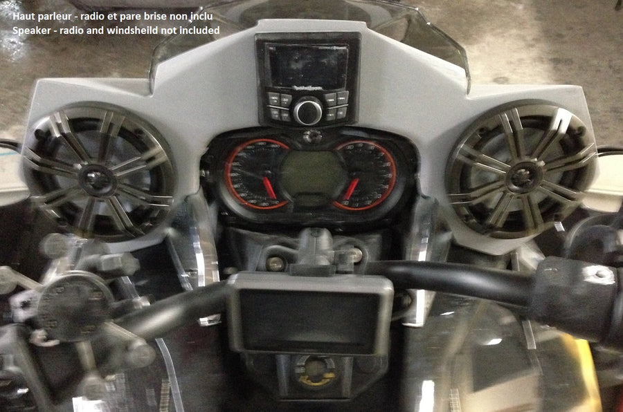 F3-F3S Fiberglass structure for mounting an Audio Pack