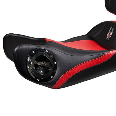 Siège double Noir avec trim imitation Autruche de couleur inclus Dossier chauffeur et Passager pour votre RT 2010 - 2019  de Ultimate Seat