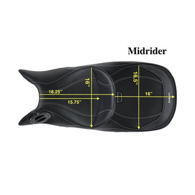 Siège double Midrider Noir pour votre RT2020 + de Ultimate Seat