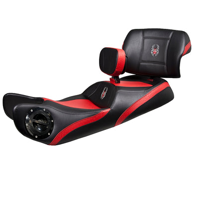Siège double Noir avec trim imitation Autruche de couleur inclus Dossier chauffeur et Passager pour votre RT 2010 - 2019  de Ultimate Seat