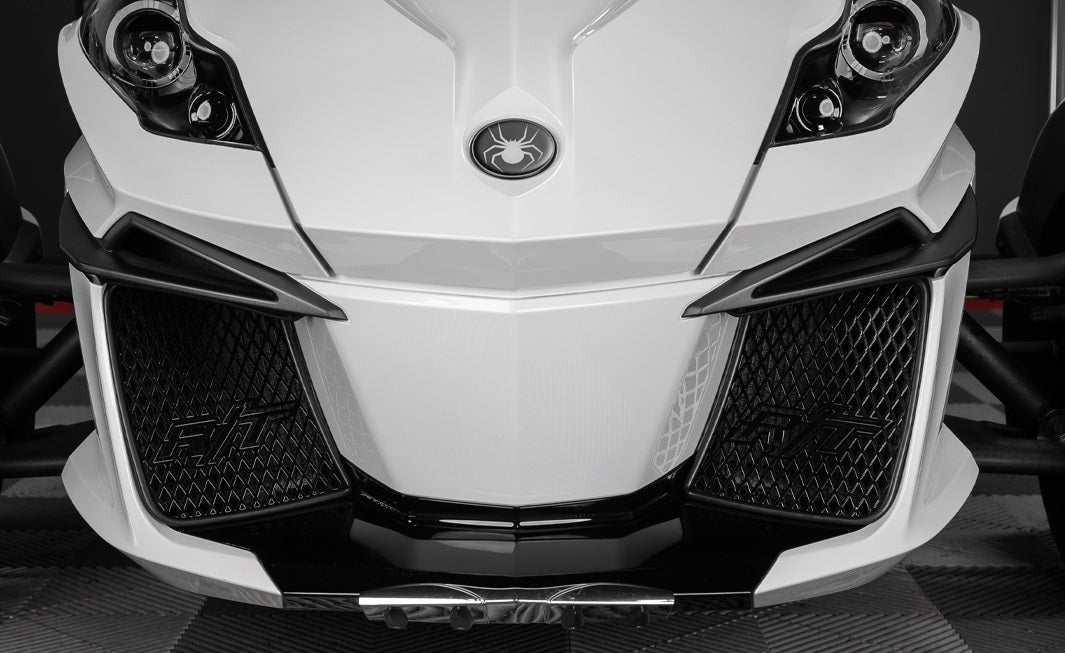 Grilles magnétiques avant pour Can-Am Spyder RT 2014 à 2019 + (lot de 2 grilles)