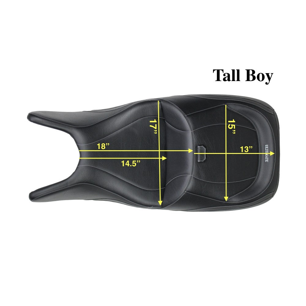 Midrider Black Double Base Seat WITHOUT BACKREST for your RT 2010 - 2019 from Ultimate Seat