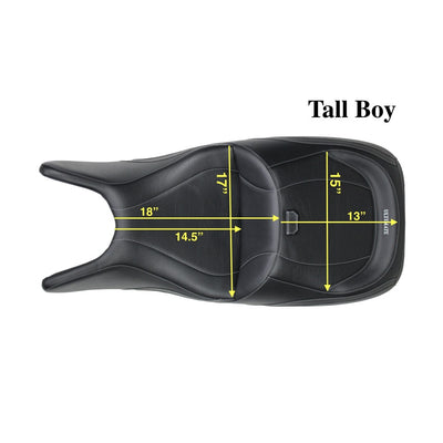 Midrider Black Double Base Seat WITHOUT BACKREST for your RT 2010 - 2019 from Ultimate Seat