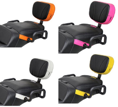 Ultimate Seat Ryker Passenger Backrest with Red Ostrich Imitation Trim