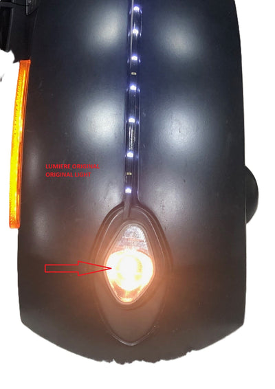 Lumière LED de pointe sur ailes avant