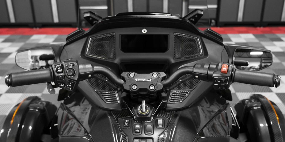 High-quality "synthetic leather" foam grips for Can-Am Spyder, Canyon, or Ryker (PAIR)