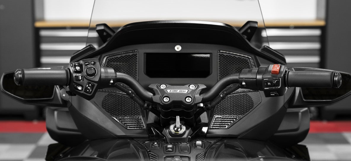 High-quality "synthetic leather" foam grips for Can-Am Spyder, Canyon, or Ryker (PAIR)