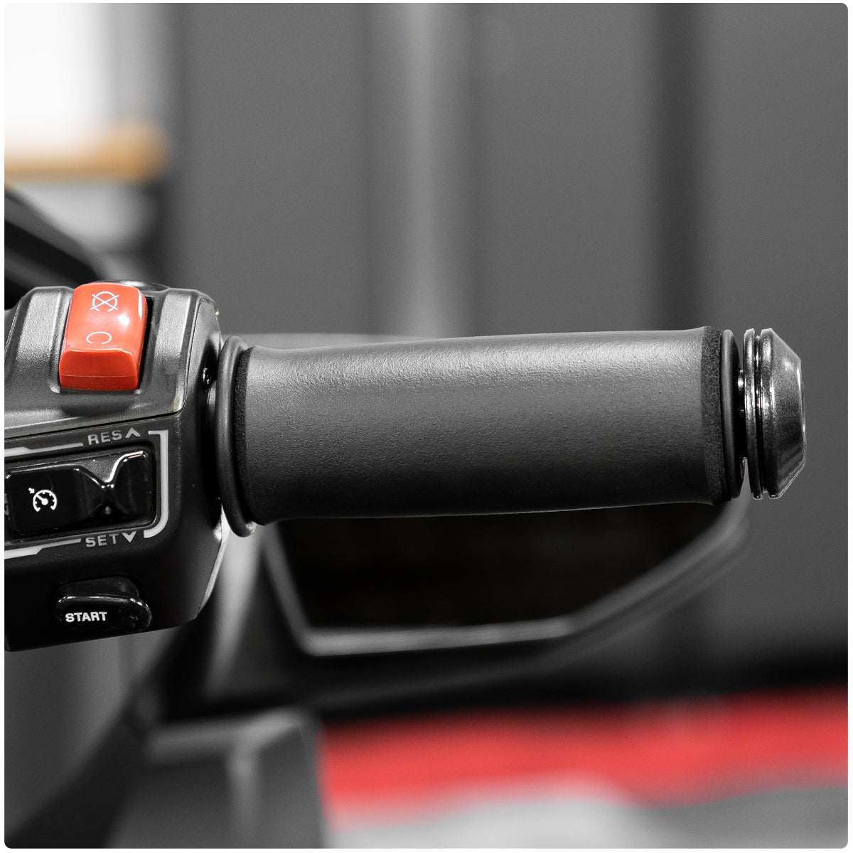 High-quality "synthetic leather" foam grips for Can-Am Spyder, Canyon, or Ryker (PAIR)