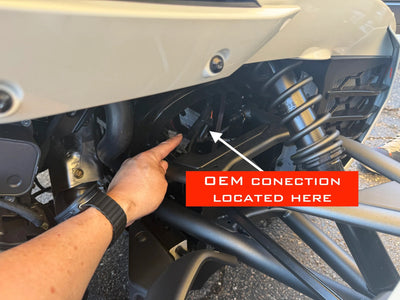 Harnais d'alimentation 12 V pour accessoires Can-Am Serie F3 2024 +