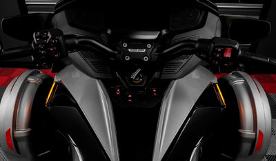 Feux de position latéraux à LED ambrés TricFlarez avec clignotants séquentiels pour Can-Am Spyder RT 2020+ (ensemble de 2)