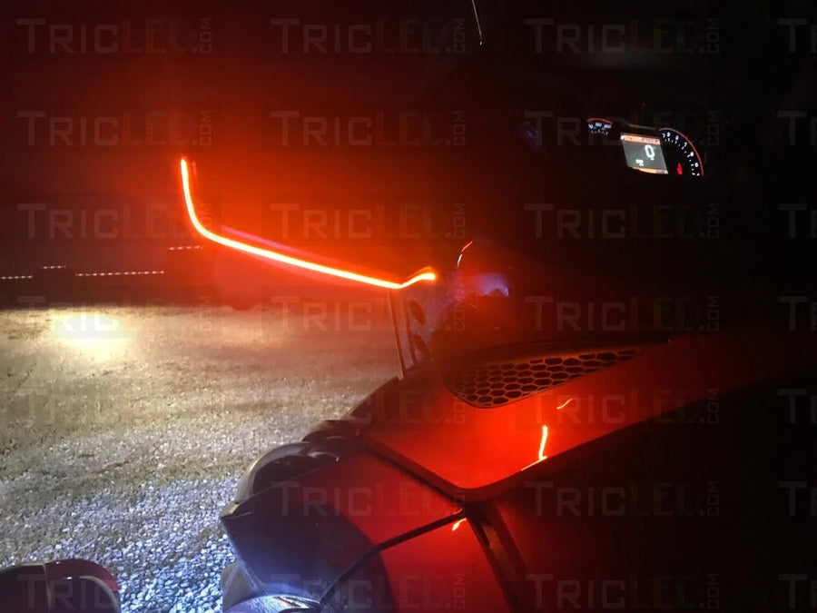 Mirror position light and turn signal for the RT 2020 +