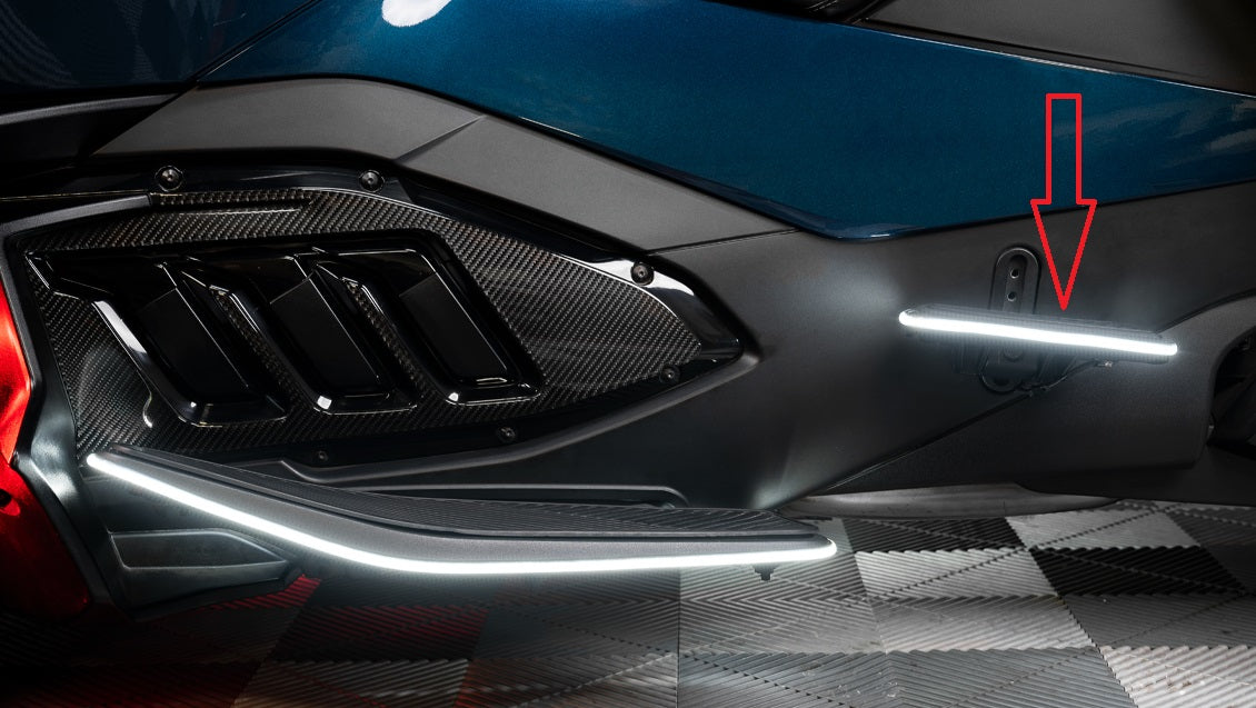 LED position and flasher for passenger step of the RT 2020 + Add On