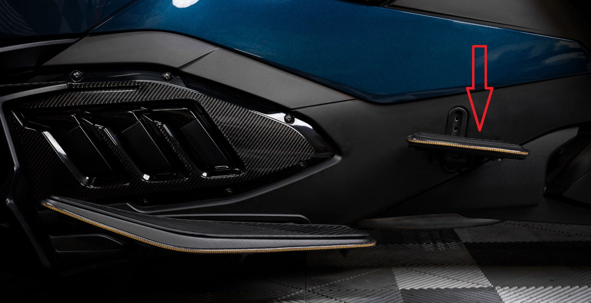 LED position and flasher for passenger step of the RT 2020 + Add On