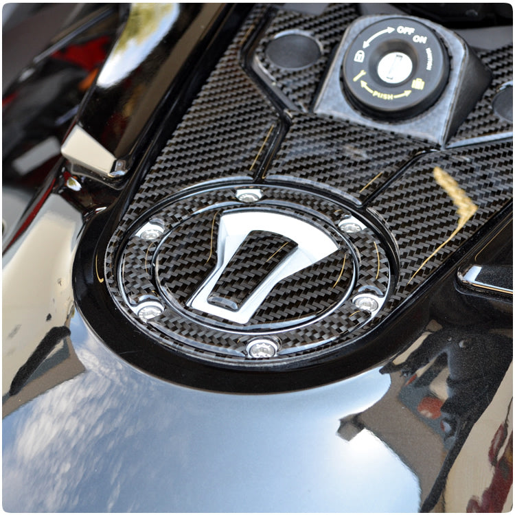 Carbon fiber fuel cap protector for F3 series