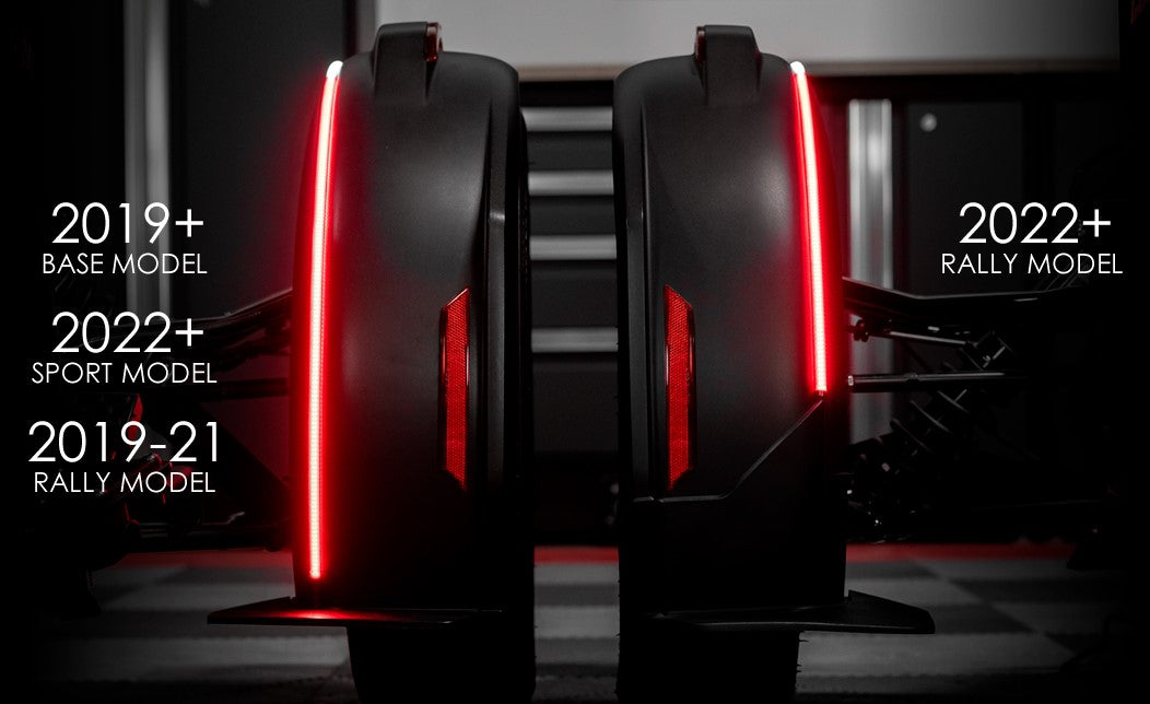 Ryker TricFenderz LED en Blanc et Rouge change en clignotant Génération 2