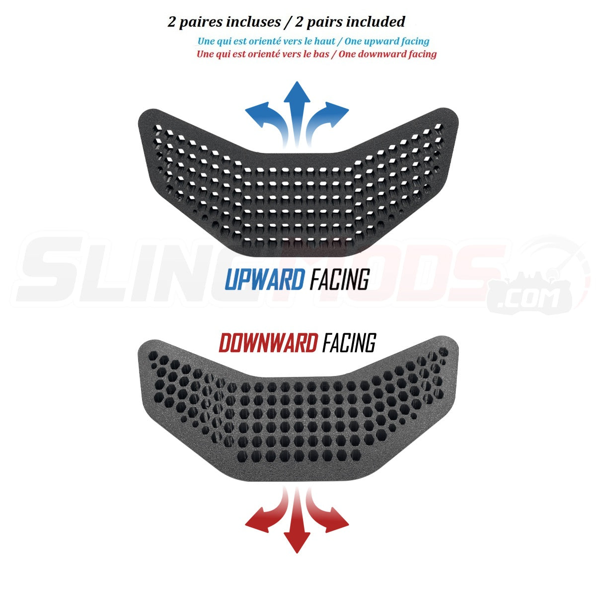 Directional air vents TricVentz for Can-Am Canyon / RedRock / XT windshields