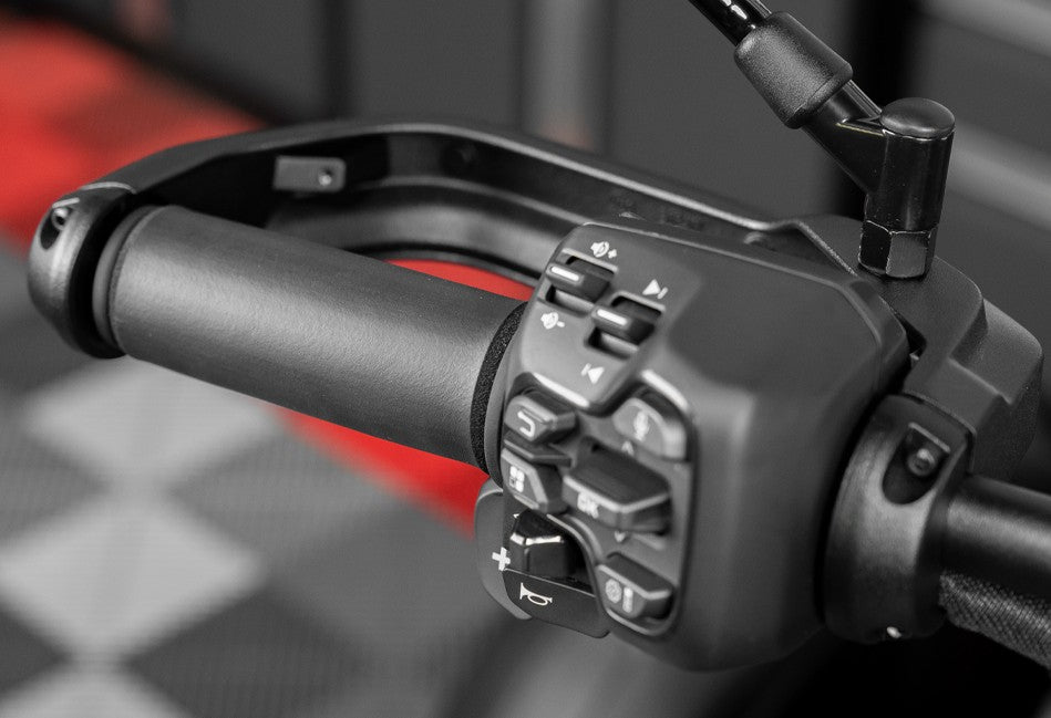 High-quality "synthetic leather" foam grips for Can-Am Spyder, Canyon, or Ryker (PAIR)