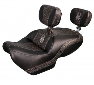 Siège double Midrider pour votre F3 de Ultimate Seat avec Insertion imitation Crocodile
