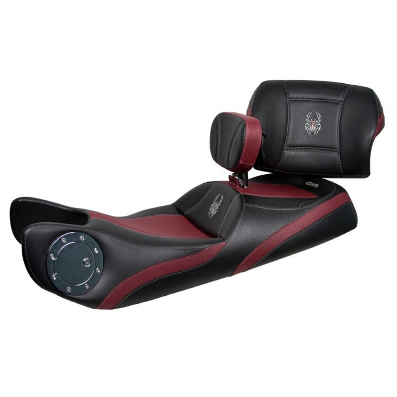 Black double seat with ostrich imitation trim in color included Driver and Passenger backrest for your RT 2010 - 2019 from Ultimate Seat