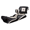 Siège double Noir avec trim imitation crocodile avec Dossier chauffeur et Passager pour votre RT 2010 - 2019  de Ultimate Seat
