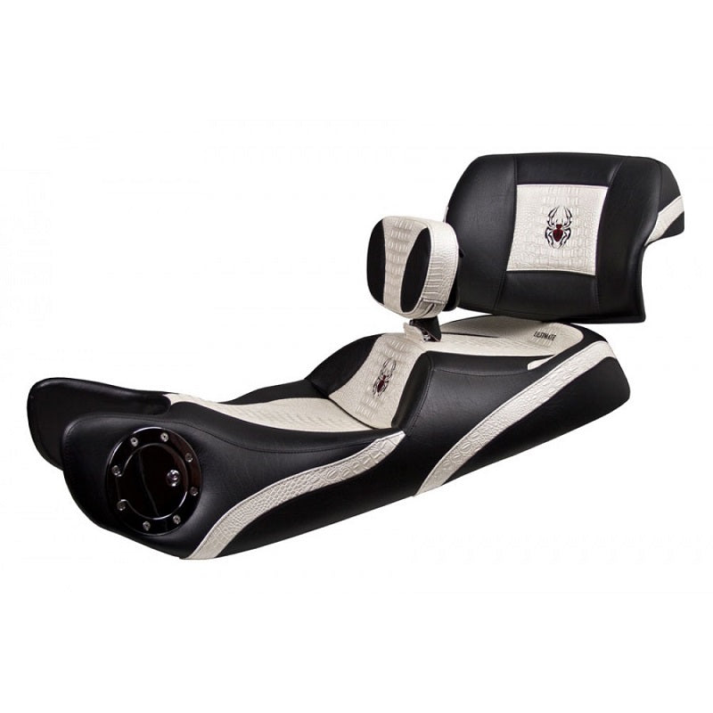 Siège double Noir avec trim imitation crocodile avec Dossier chauffeur et Passager pour votre RT 2010 - 2019  de Ultimate Seat