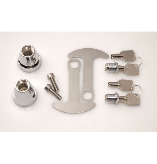 Lidlox Double Chrome Anti-theft Helmet Lock Model 2013 to 2023