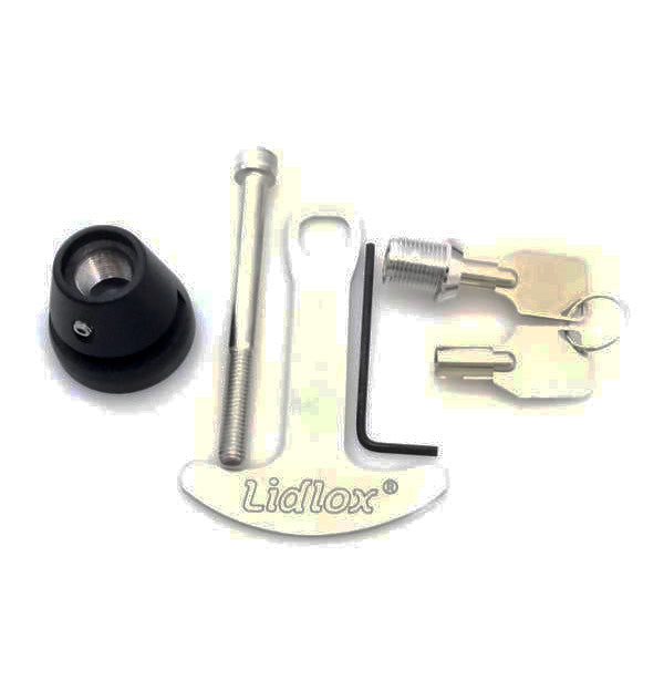 Lidlox Black Single Anti-Theft Helmet Lock for Ryker Spyder Zone