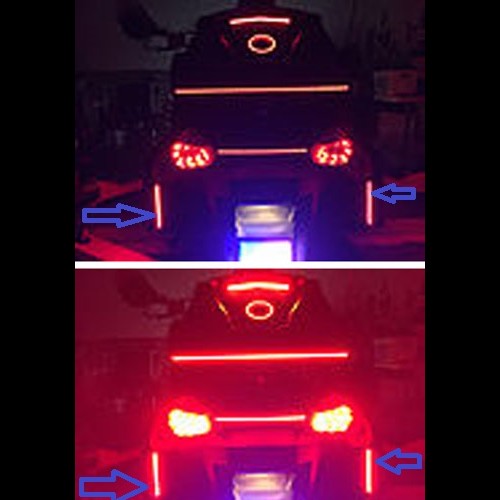 Position / brake / flashing LED for RT