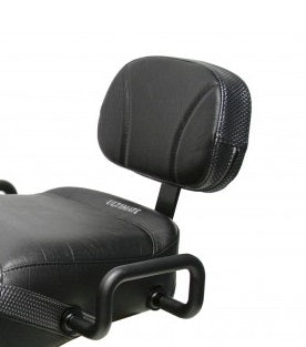 Ultimate Seat Ryker Passenger Backrest with carbon fiber pattern trim