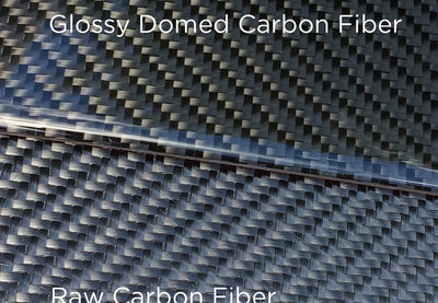 Urethane finish carbon fiber offset for Ryker rear fender
