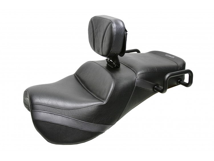 Midrider Seats for Ryker with Driver Backrest and Carbon Fiber Pattern Trim