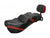 Midrider Seats for Ryker with Passenger Backrest and Red Ostrich Imitation Trim