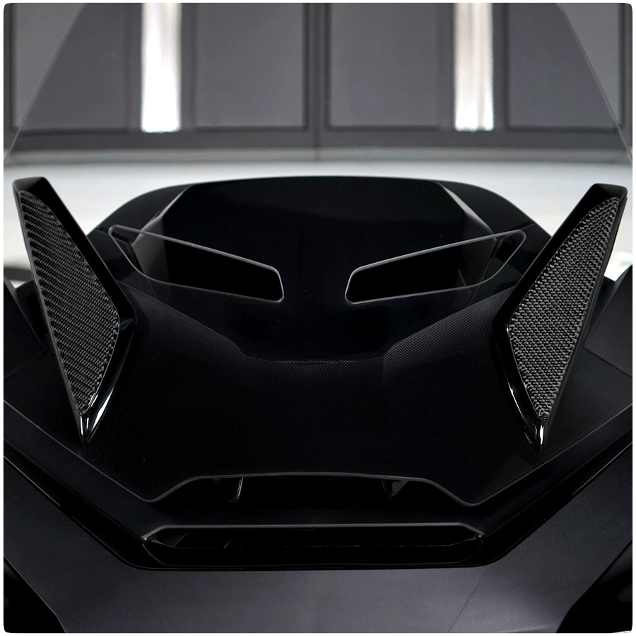 Windshield Support Decorative Trim Kit by Tufskinz - 2 PCS