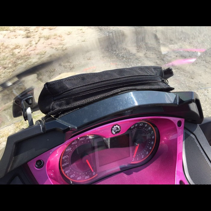 1 piece storage bag for the underside of the windshield