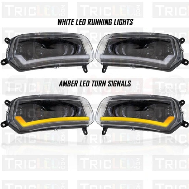 All-in-one LED headlight housings for 2015 to 2023 F3 models - Special order only
