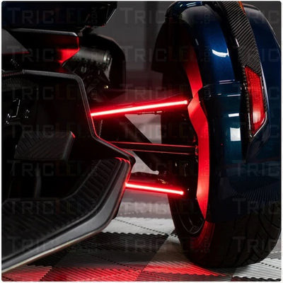 Dual Color REAR FACING A-Arm Running Light Strips with Blinker for F3 Series and RT 2019+